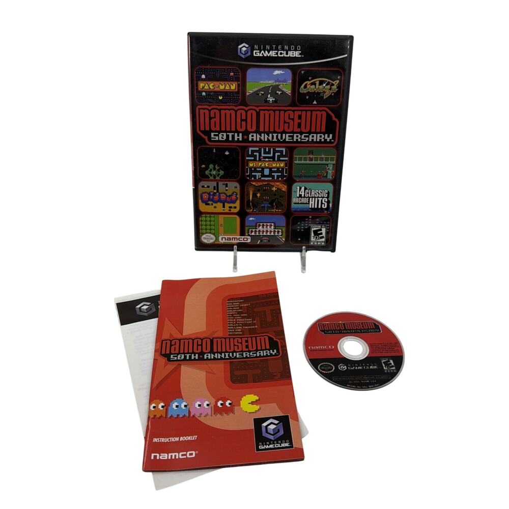 Namco Museum 50th Anniversary Nintendo GameCube CIB Complete Tested Pac-Man